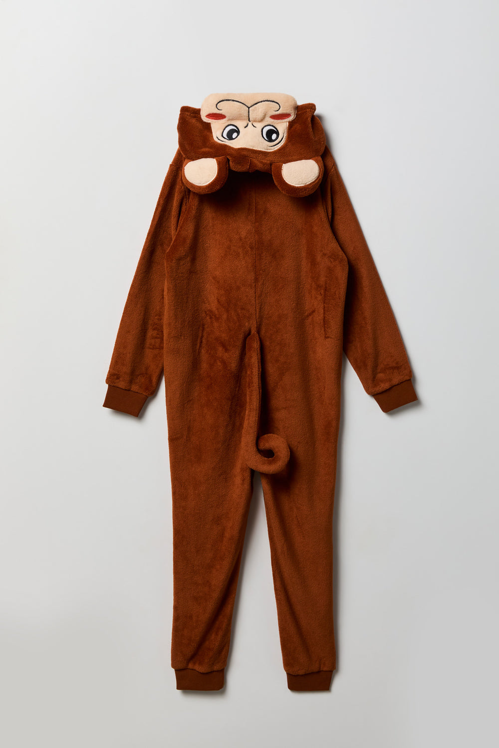 Youth 3D Monkey Plush Onesie Youth 3D Monkey Plush Onesie