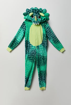 Combinaison en peluche dinosaure 3D junior