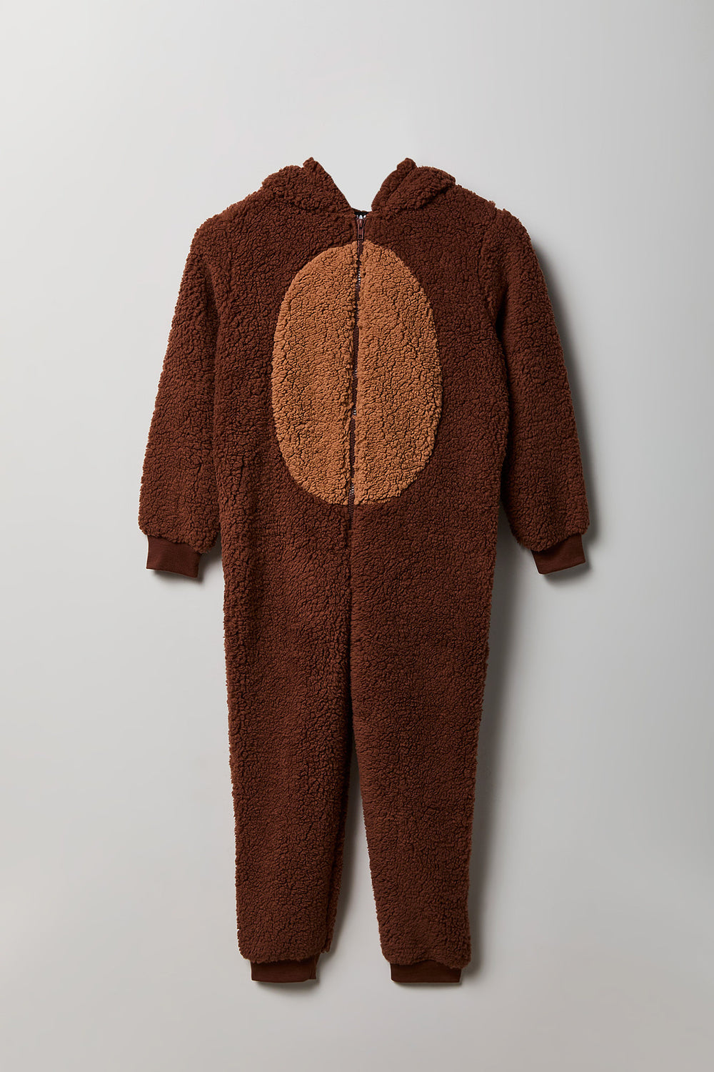 Youth 3D Bear Sherpa Onesie Youth 3D Bear Sherpa Onesie