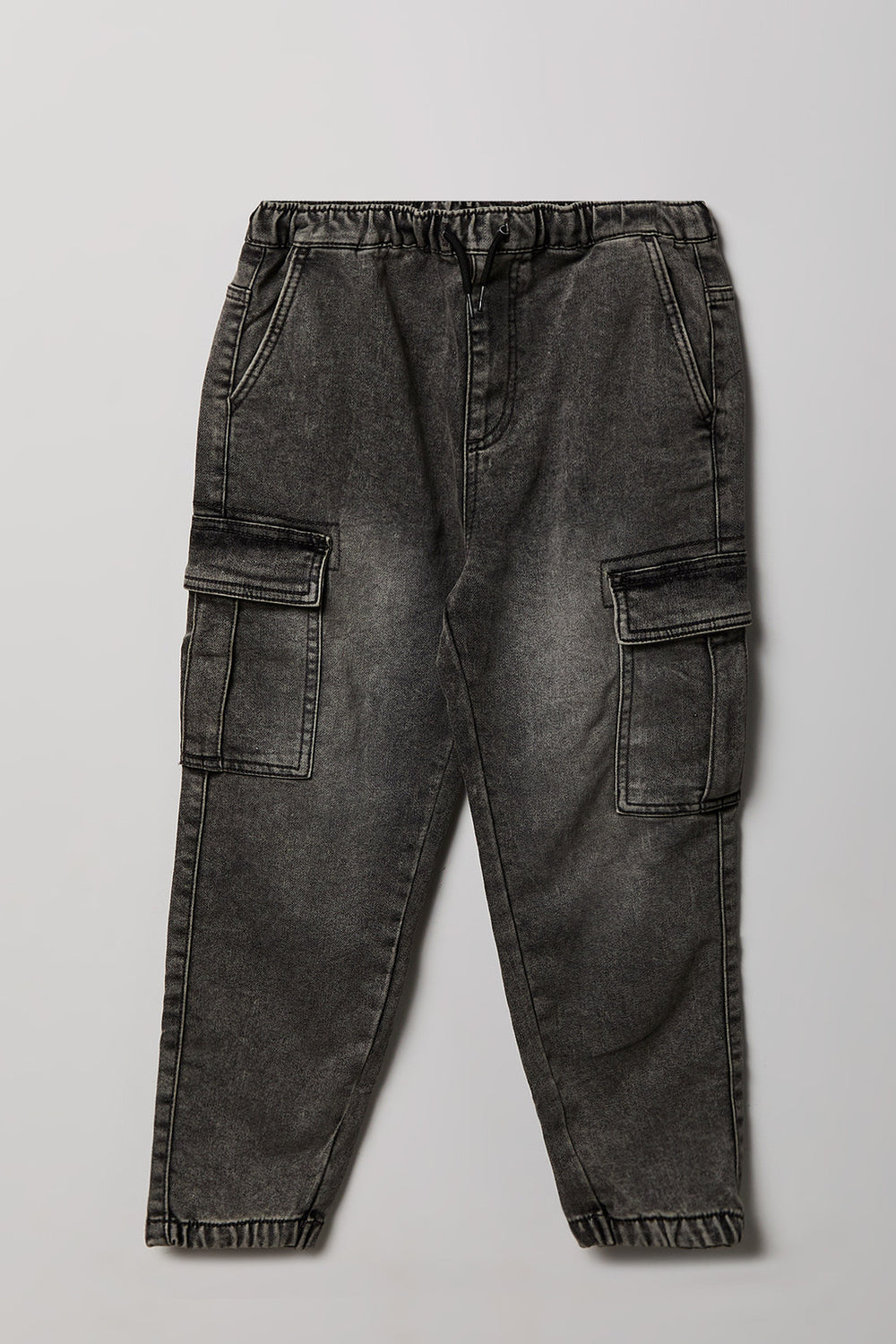 Youth Denim Cargo Joggers Youth Denim Cargo Joggers