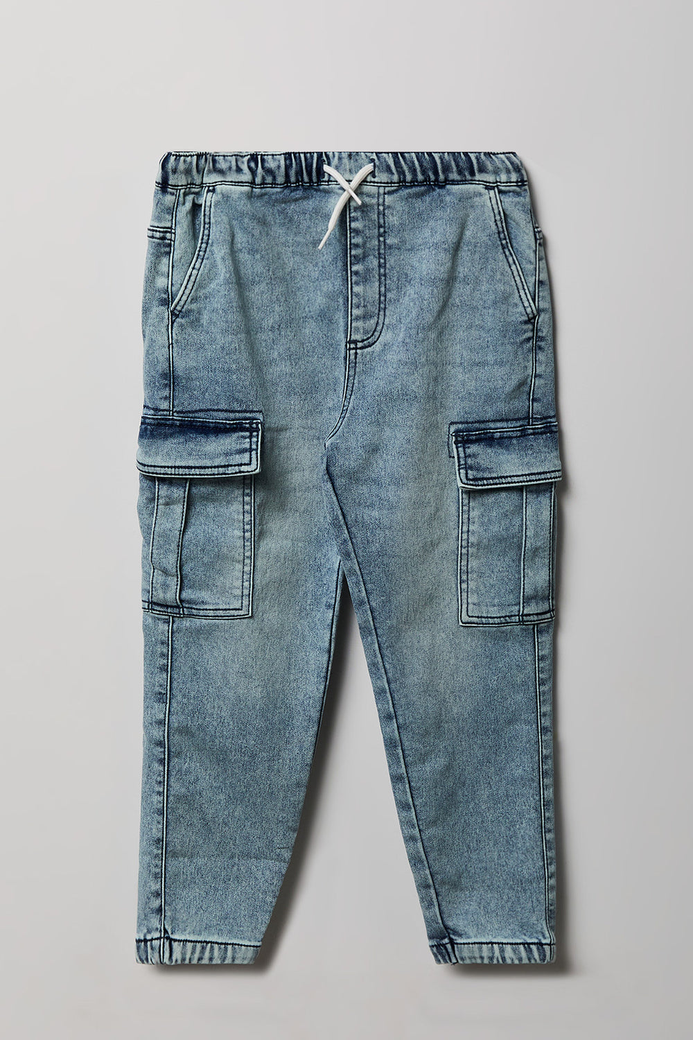 Jogger cargo en denim junior Jogger cargo en denim junior