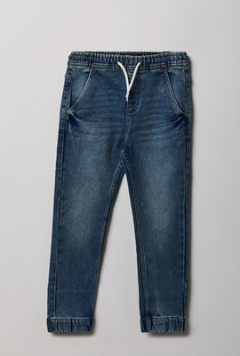 Jogger en denim junior