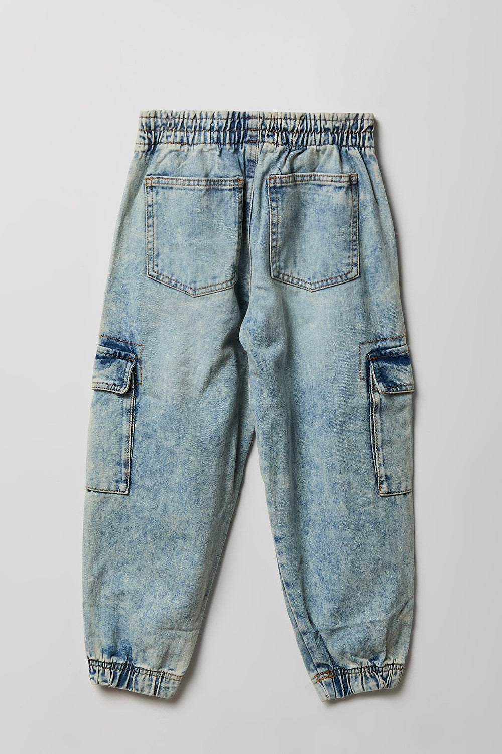 Youth Graffiti Denim Cargo Joggers Youth Graffiti Denim Cargo Joggers