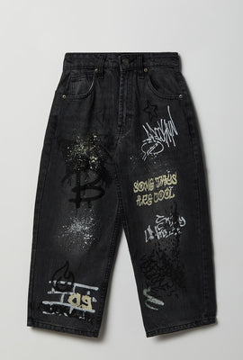 Youth Graffiti Baggy Jeans