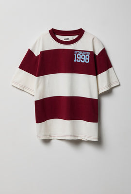 Youth Graphic Striped Tee