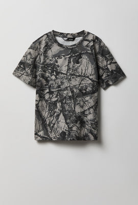 Youth Camo Printed Tee