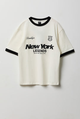 T-shirt ringer imprimé junior