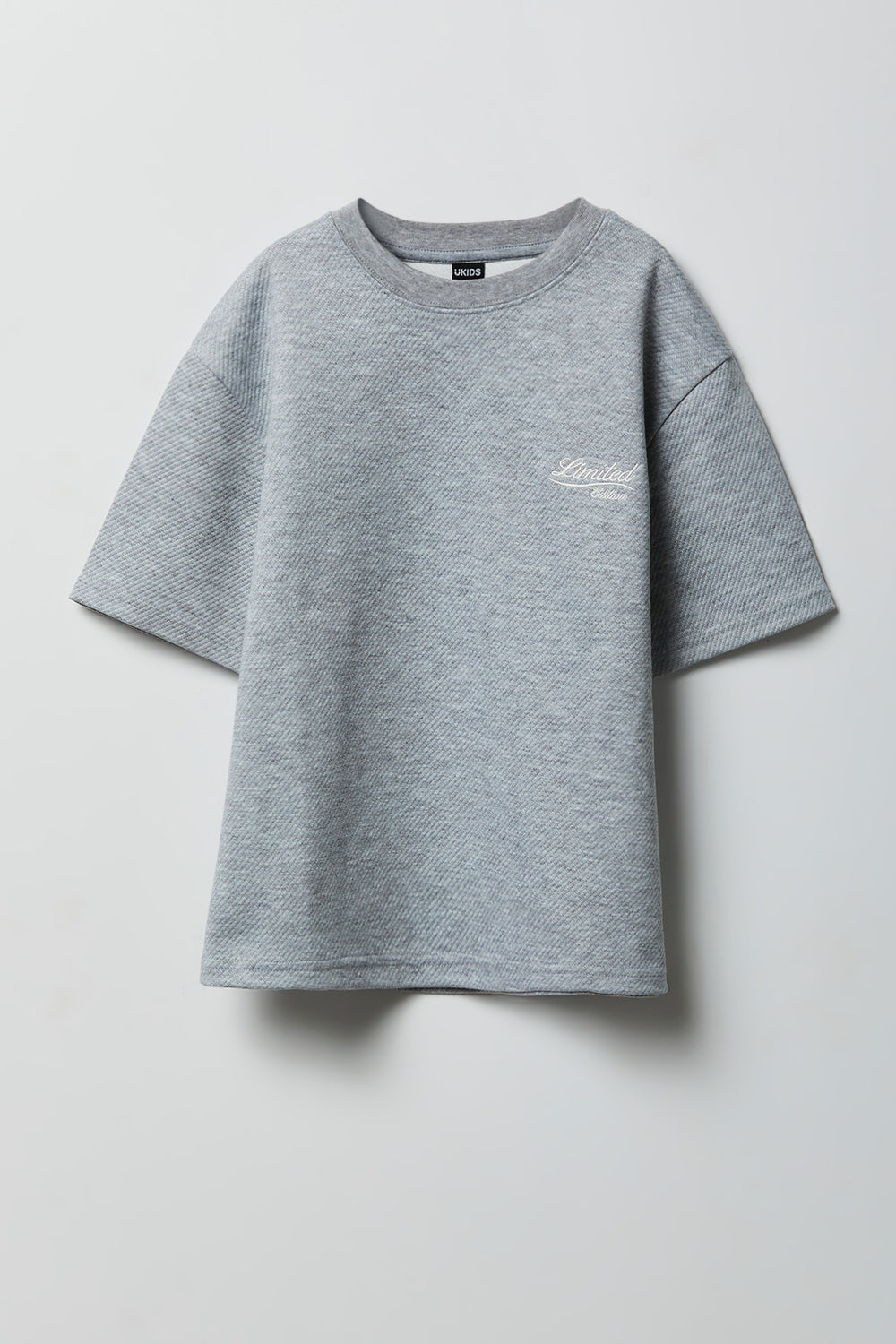 T-shirt texturé brodé junior T-shirt texturé brodé junior