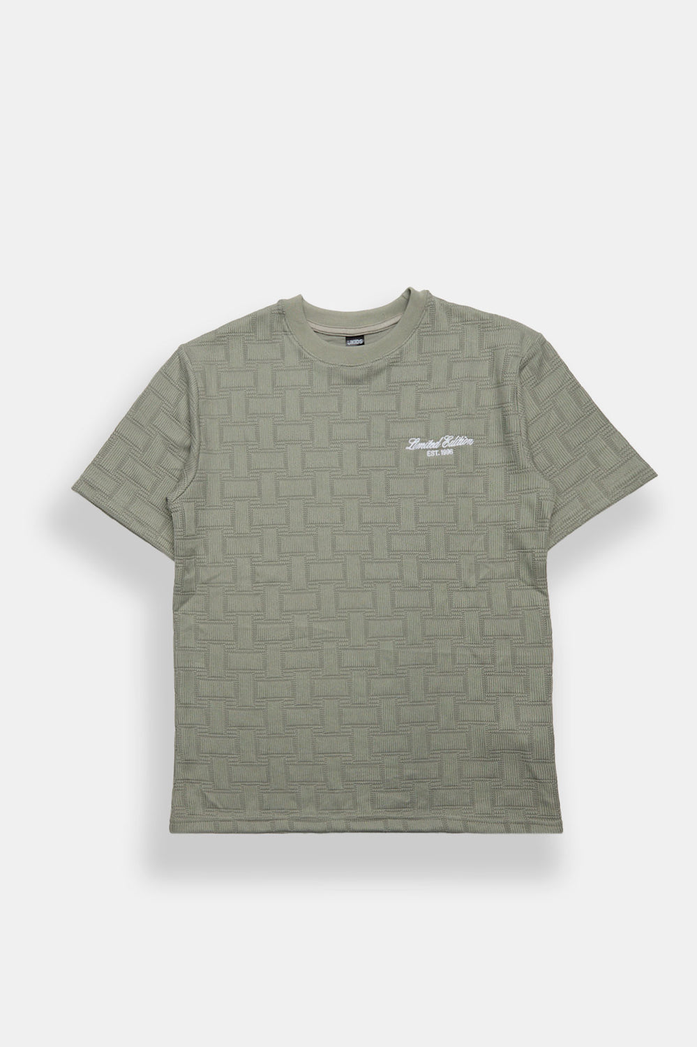 Youth Embroidered Jaquard Tee Youth Embroidered Jaquard Tee