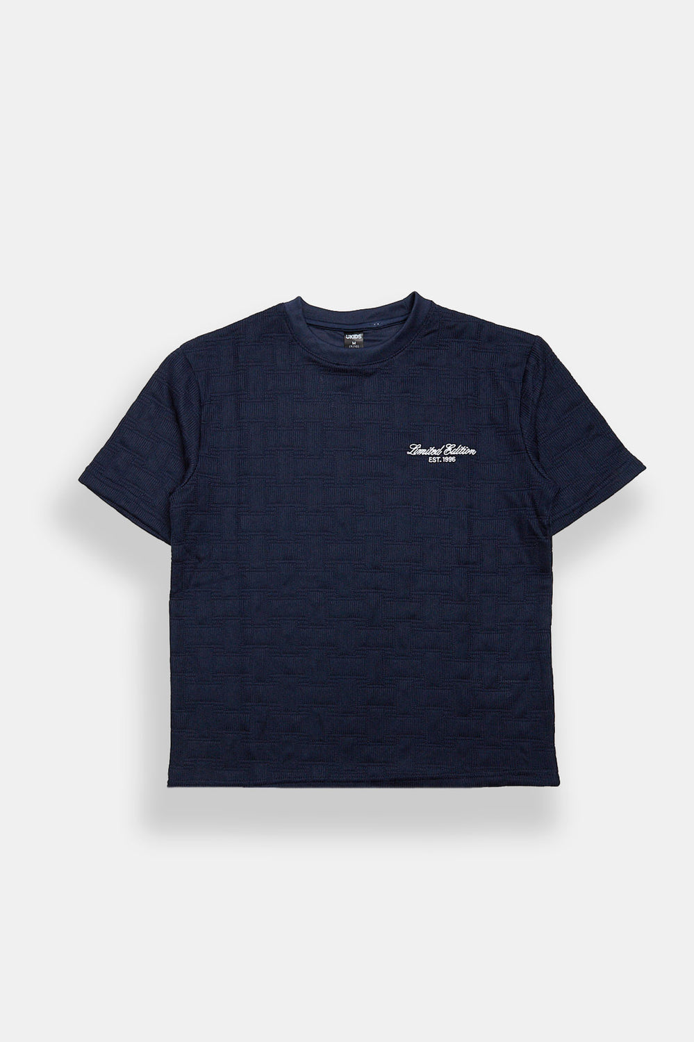 Youth Embroidered Jaquard Tee Youth Embroidered Jaquard Tee