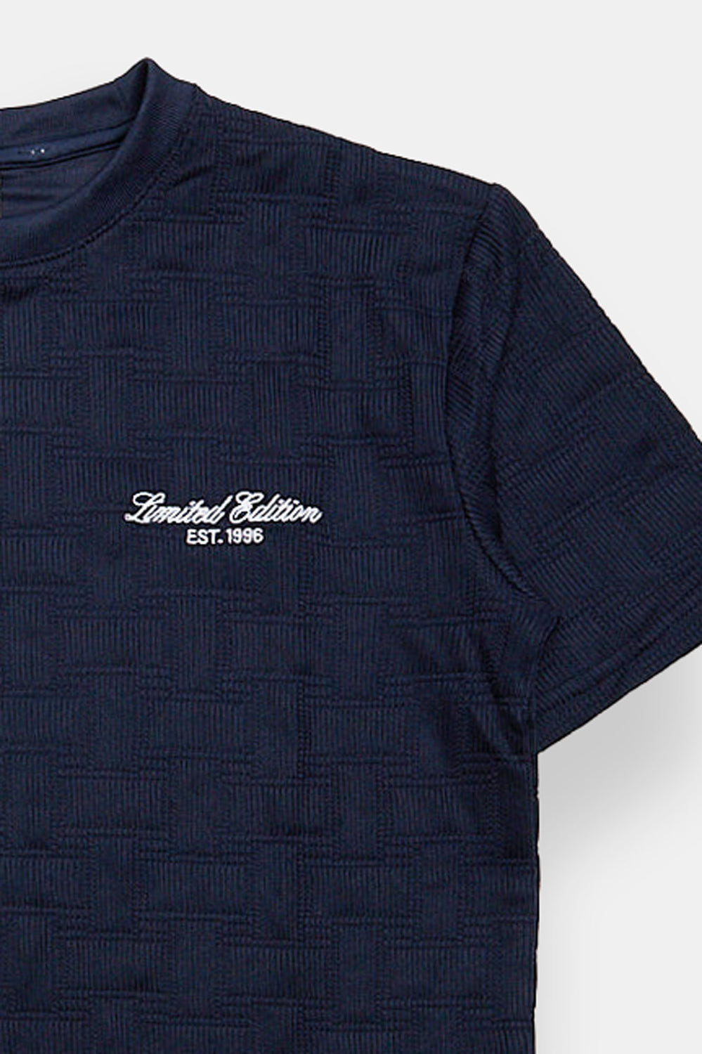 Youth Embroidered Jaquard Tee Youth Embroidered Jaquard Tee