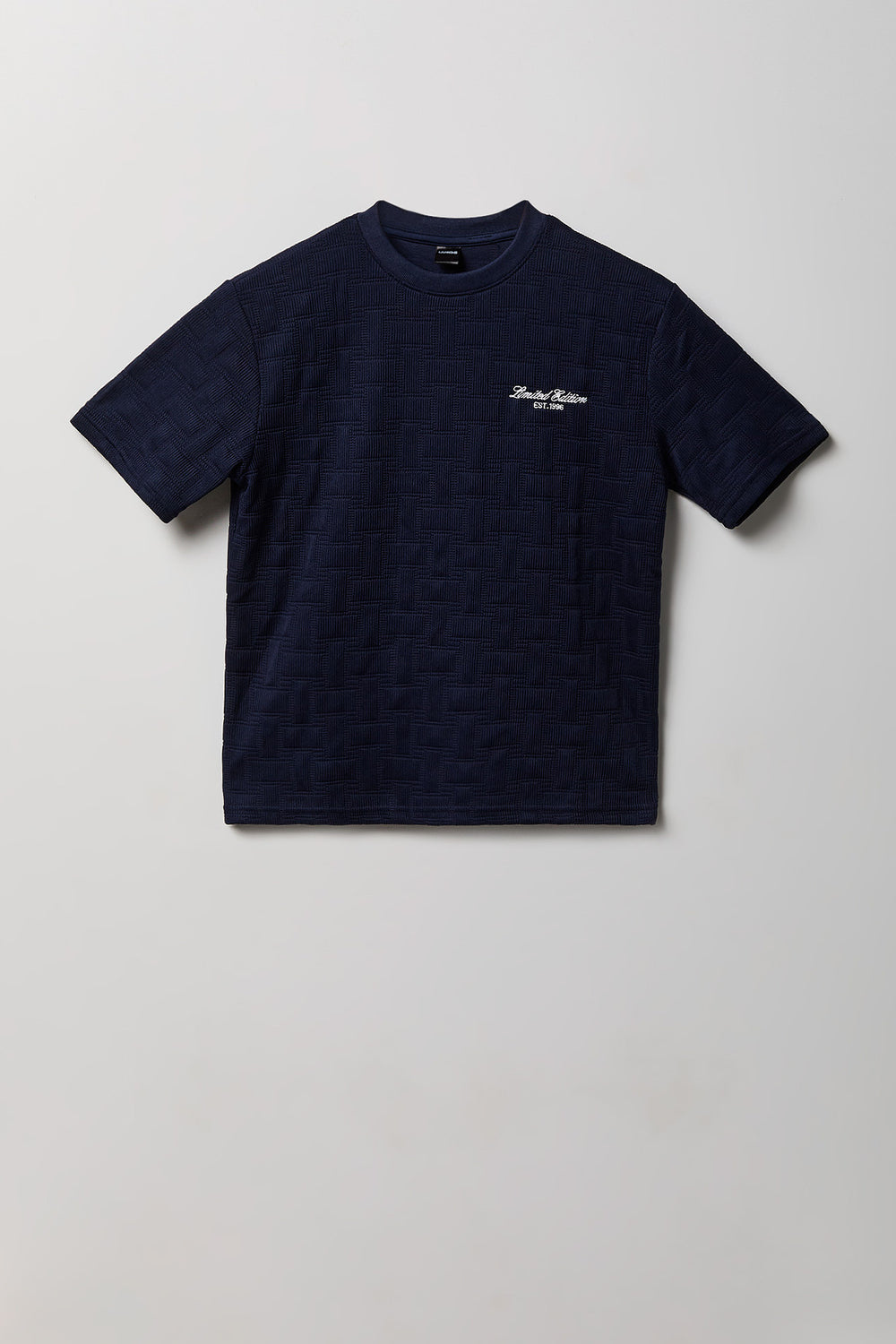T-shirt brodé en tissu jacquard junior T-shirt brodé en tissu jacquard junior
