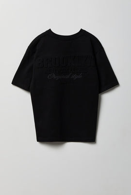 T-shirt graphique urbain en relief junior