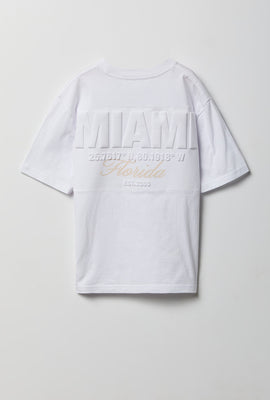 Youth City Graphic Embossed Tee