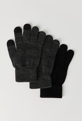 Gants tactiles junior paquet de 3