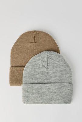 Youth Knit Beanie 2-Pack