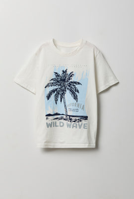Youth Wild Wave California Beach Graphic Tee