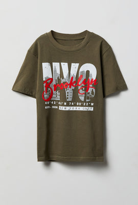 T-shirt imprimé Brooklyn NYC junior