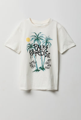 T-shirt imprimé palmiers junior