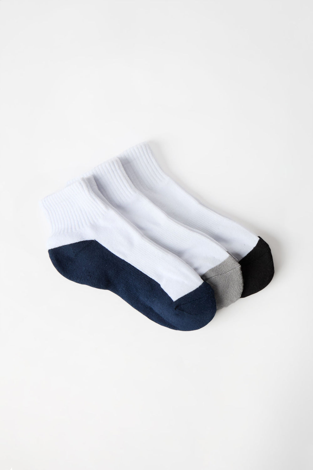 Chaussettes un quart junior paquet de 3 Chaussettes un quart junior paquet de 3