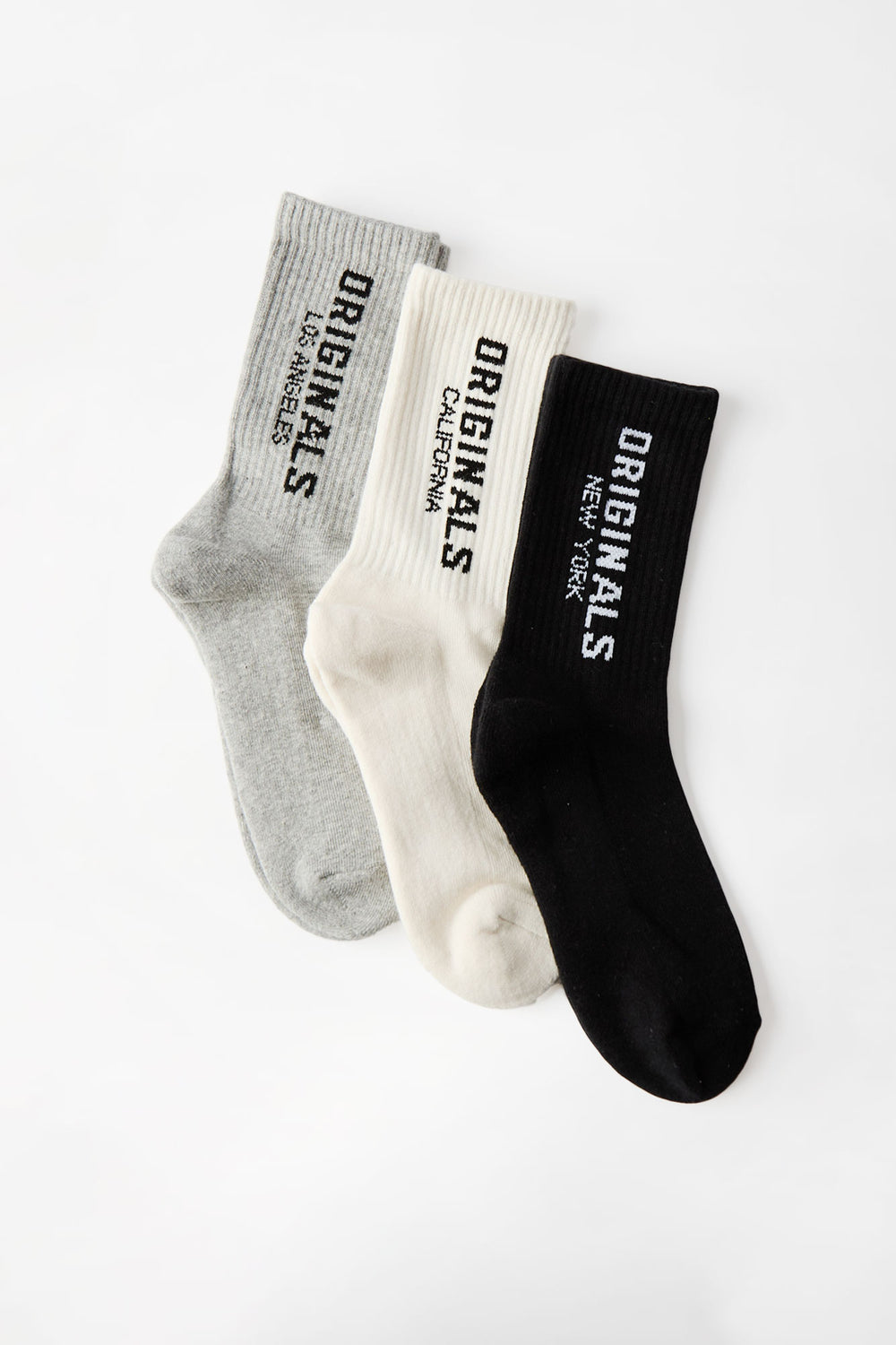 chaussettes mi-mollet Originals junior paquet de 3 chaussettes mi-mollet Originals junior paquet de 3