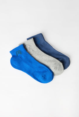 Youth Quarter Socks 3-Pack