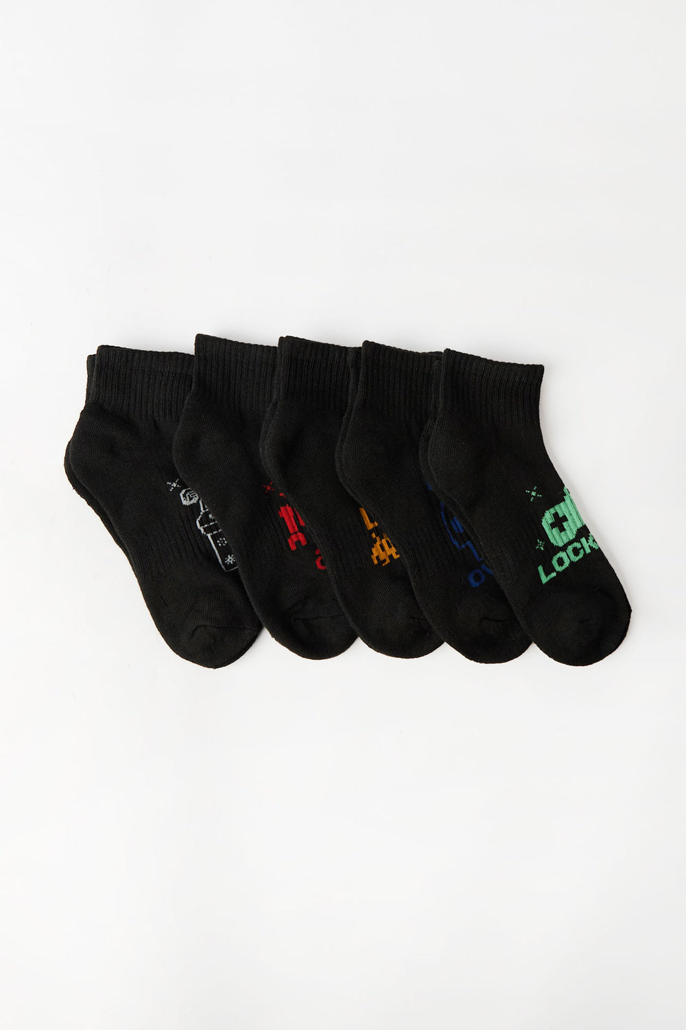 5 paires de chaussettes à la cheville gamer junior 5 paires de chaussettes à la cheville gamer junior