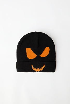 Tuque en tricot jacquard d'Halloween junior