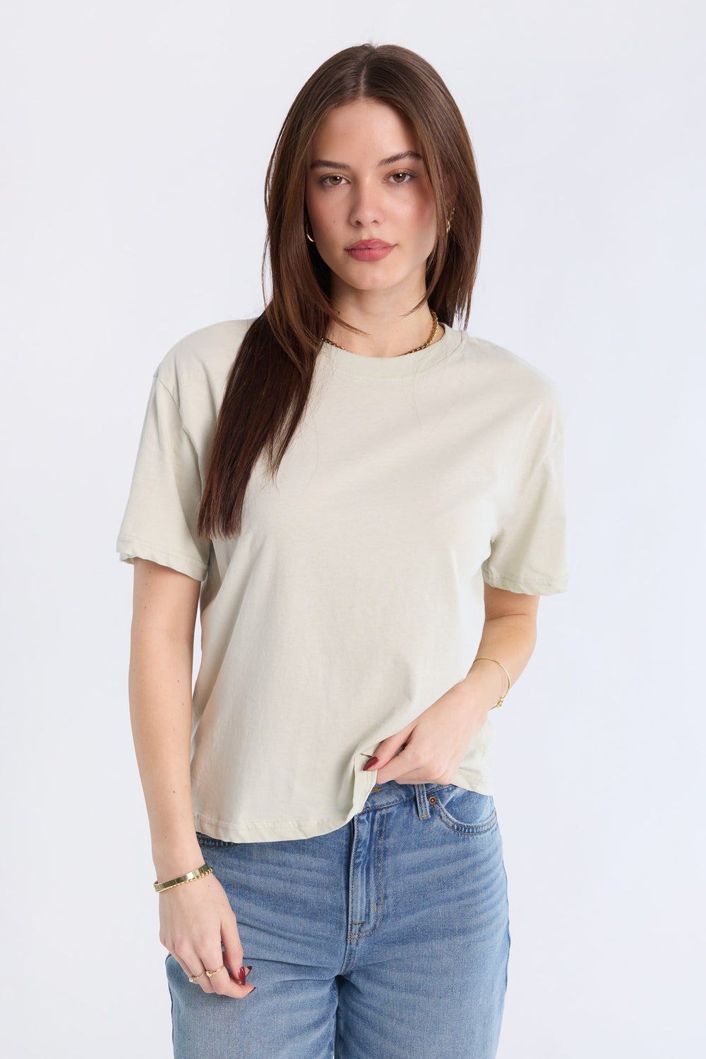 Relaxed Fit Crewneck Tee Relaxed Fit Crewneck Tee