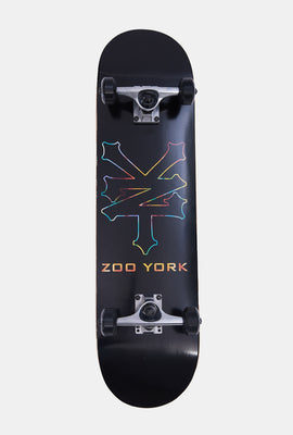 Skateboard imprimé logo gradient Zoo York 8