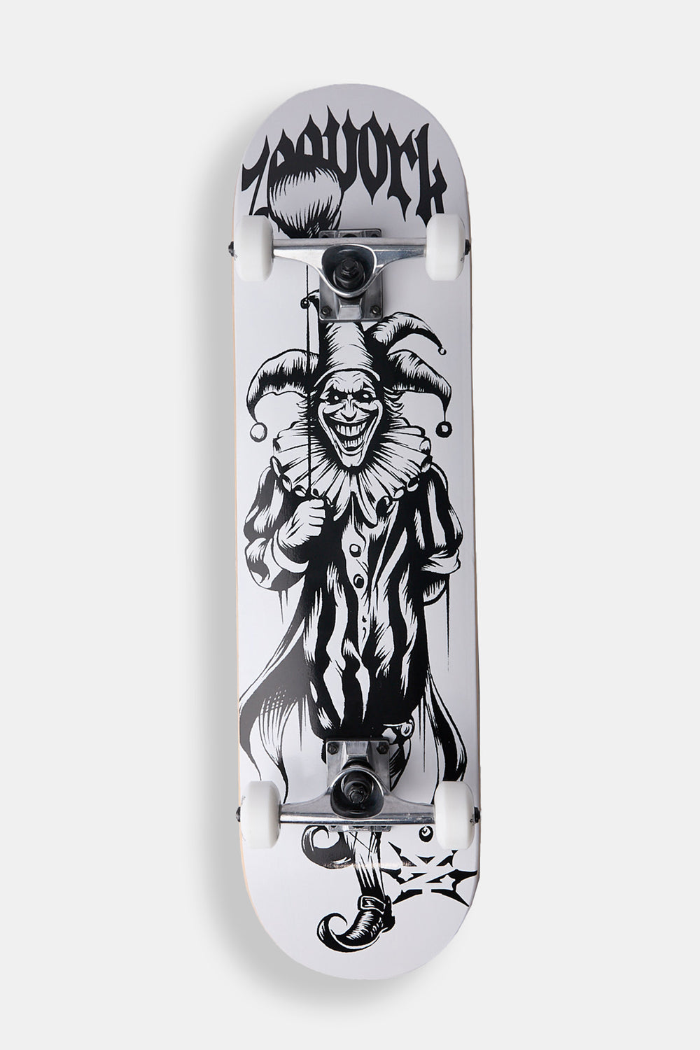 Planche à roulettes imprimé clown maléfique Zoo York 8