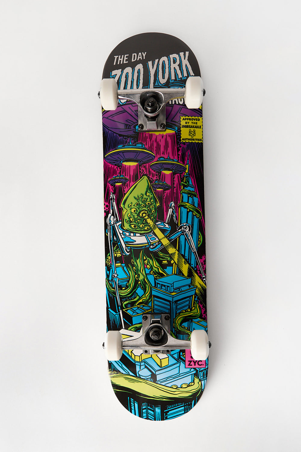 Zoo York Alien Attack Skateboard 7.75