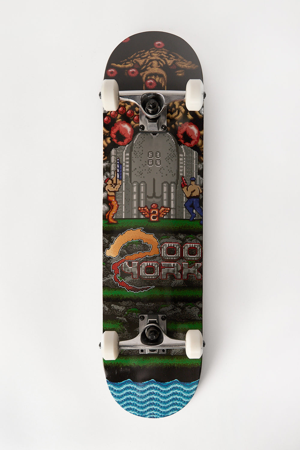 Zoo York 8-Bit Ailens Skateboard 7.75