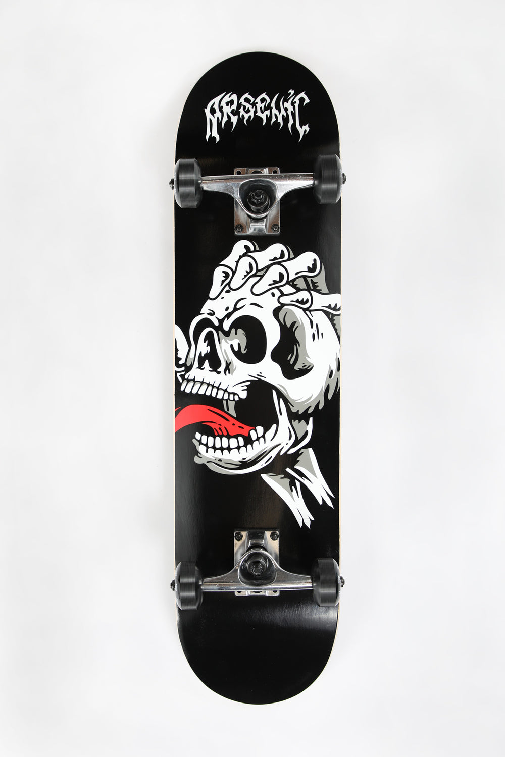 Arsenic Skull Hand Skateboard 7.75
