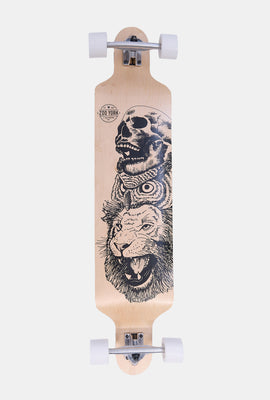 Longboard imprimé tête de lion Zoo York 42