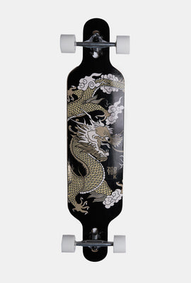 Zoo York Gold & White Dragon Longboard 40