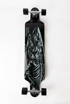 Longboard imprimé squelette de requin Zoo York 42