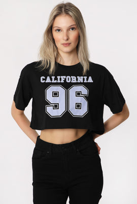 T-Shirt Court Imprimé 96 California Femme