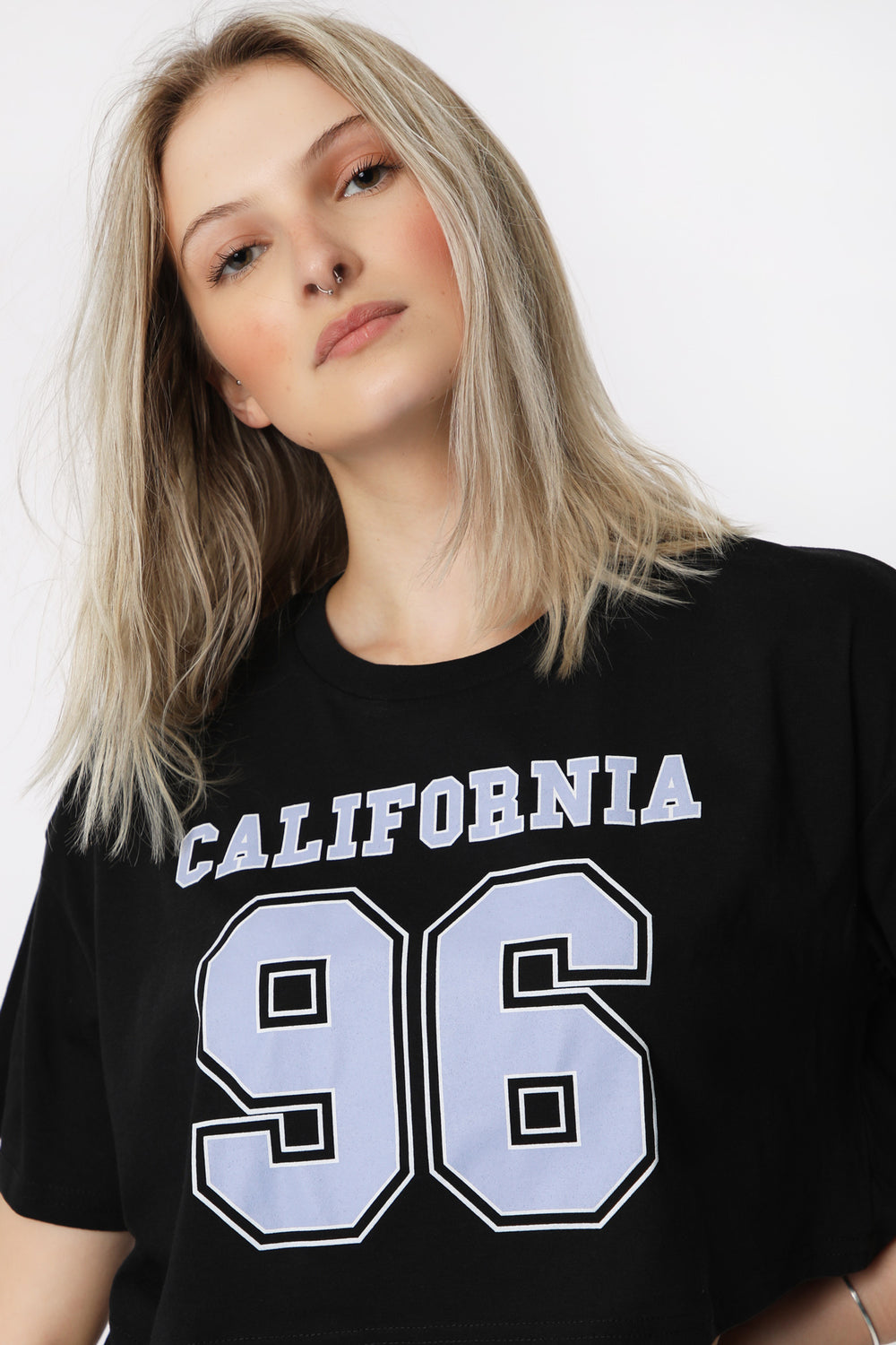 T-Shirt Court Imprimé 96 California Femme T-Shirt Court Imprimé 96 California Femme