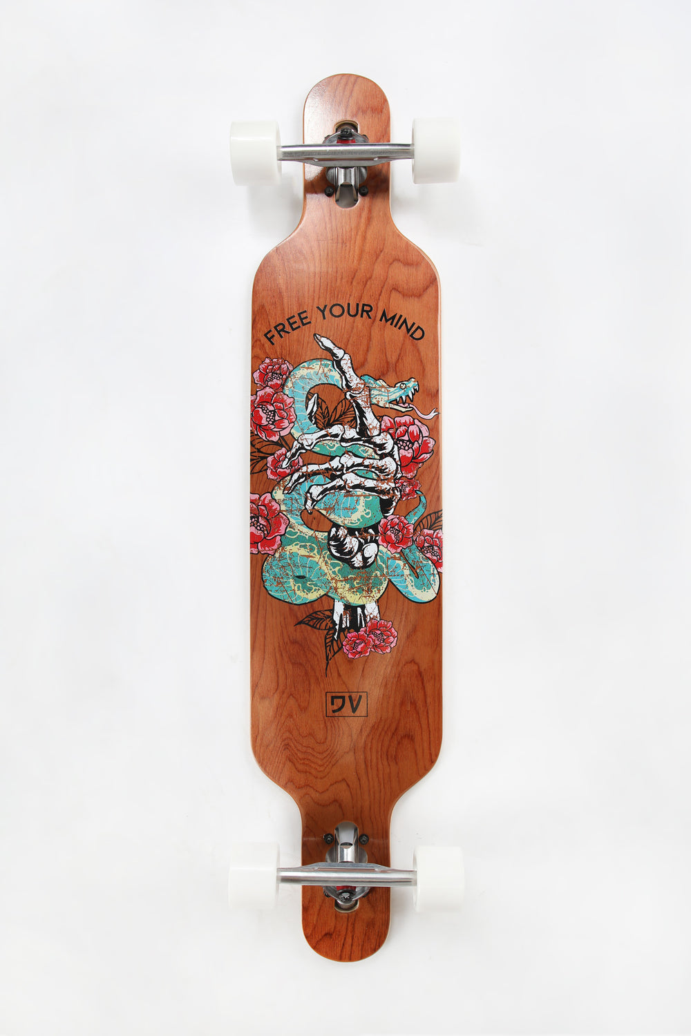 Longboard Imprimé Squelette & Roses Death Valley 42