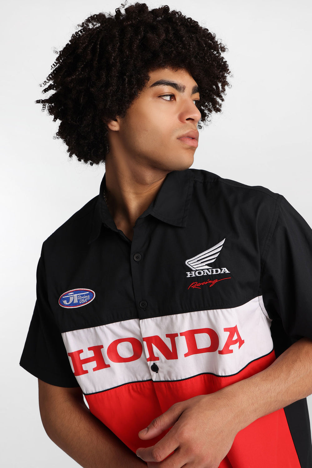 Honda Racing Button-Up Work Shirt Honda Racing Button-Up Work Shirt