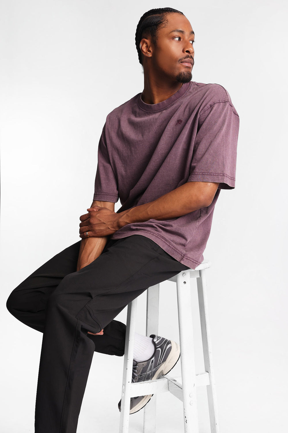 T-shirt délavé A87 brodé Aéropostale T-shirt délavé A87 brodé Aéropostale