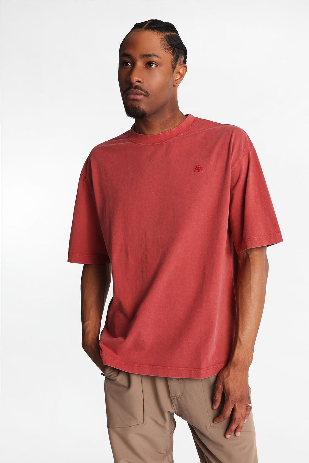 T-shirt délavé A87 brodé Aéropostale T-shirt délavé A87 brodé Aéropostale