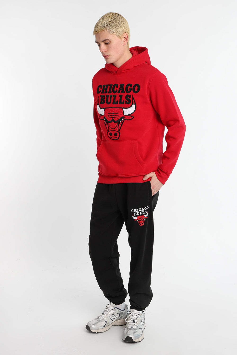 Jogger en molleton brodé Chicago Bulls Jogger en molleton brodé Chicago Bulls