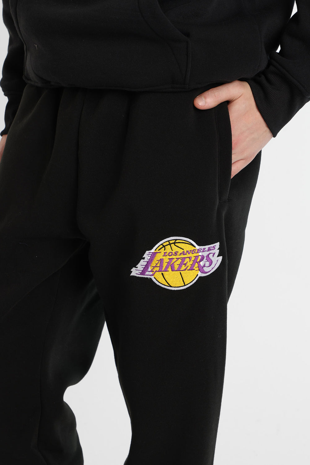 Jogger en molleton brodé Los Angeles Lakers Jogger en molleton brodé Los Angeles Lakers