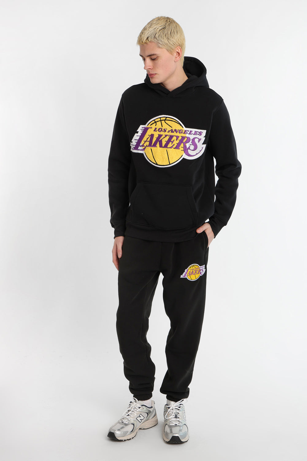 Jogger en molleton brodé Los Angeles Lakers Jogger en molleton brodé Los Angeles Lakers