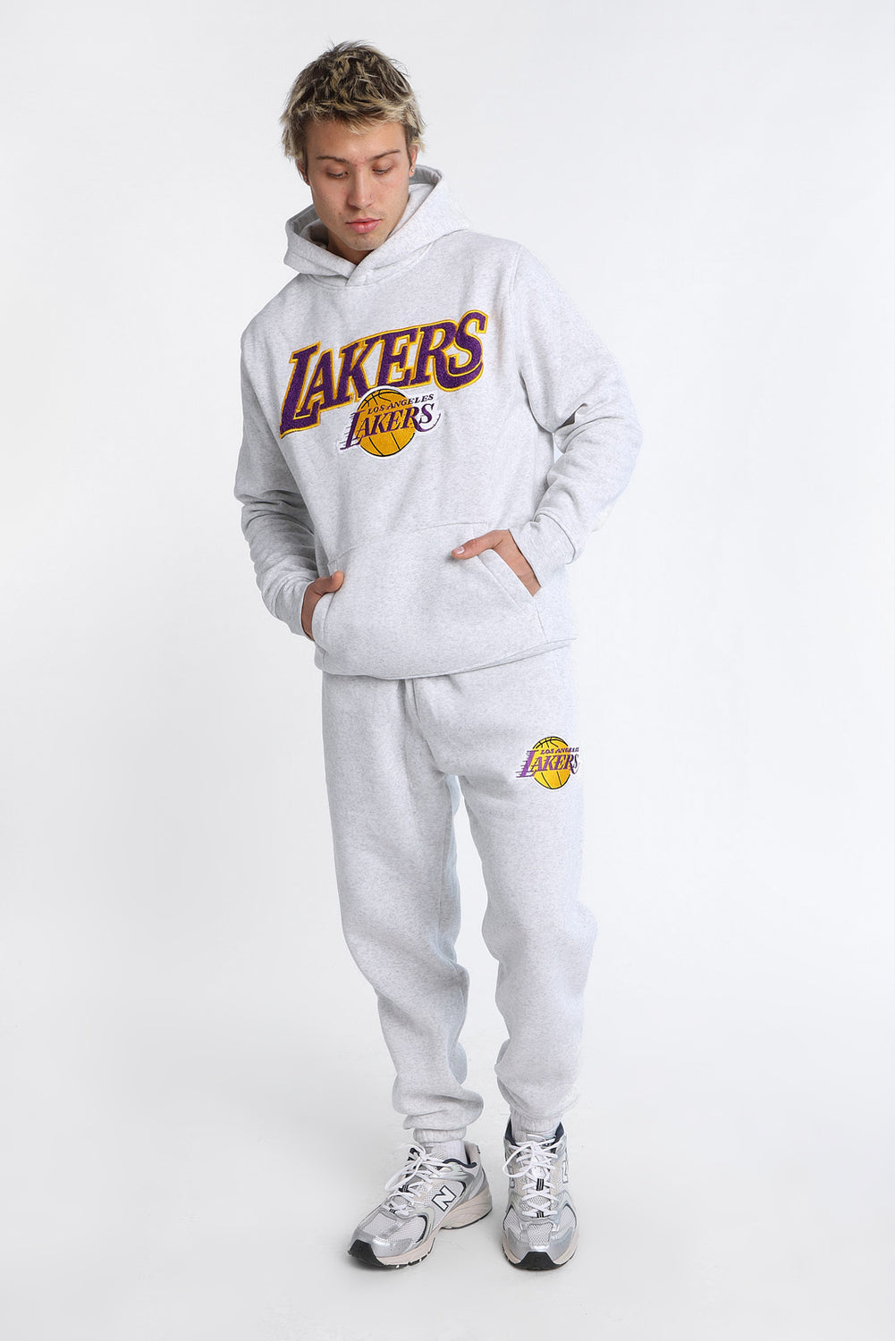 Jogger en molleton brodé LA Lakers Jogger en molleton brodé LA Lakers
