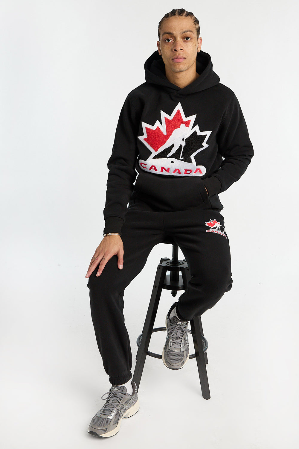 Mens Team Canada Hockey Embroidered Sweatpant Mens Team Canada Hockey Embroidered Sweatpant
