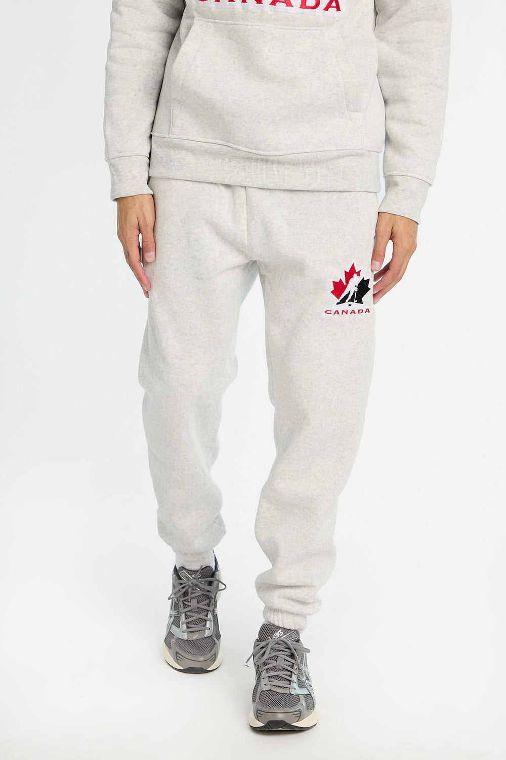 Jogger en molleton brodé Team Canada Hockey homme Jogger en molleton brodé Team Canada Hockey homme