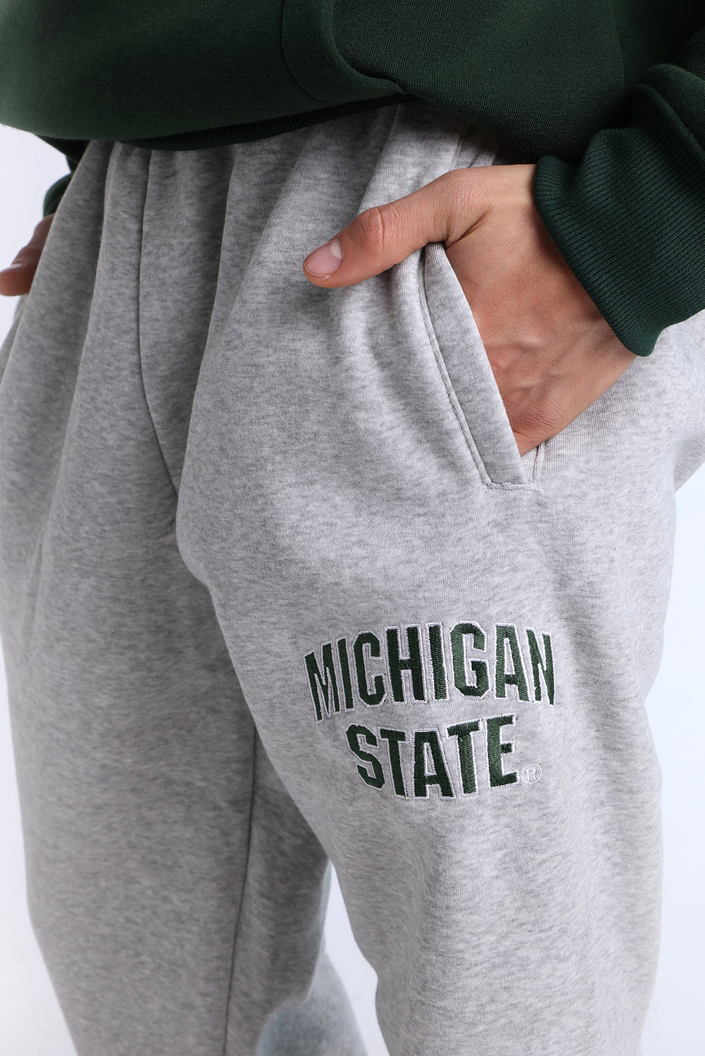 Michigan State Spartans Embroidered Sweatpants Michigan State Spartans Embroidered Sweatpants